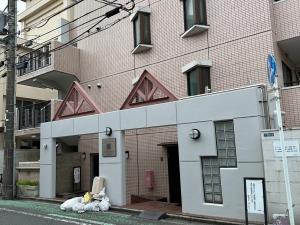 アプローチ壁塗装